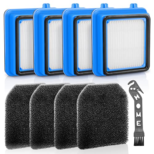 Jollsung QX7 Filter für AEG, 4 Stück ASKW1 Filter Set für AEG QX6 QX7 QX8-2 Vakuum Staubsauger, 4 Pre Motor Filters 4 Hygiene Filter von Jollsung