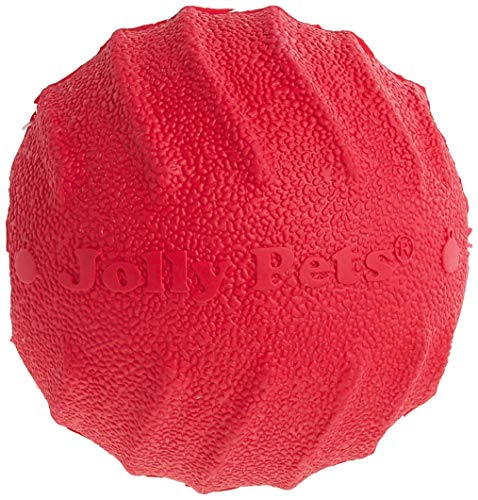 Jolly Pets Tuff Tosser Hundespielzeug/Leckerlihalter, 3", rot, JTR32, Large/X-Large von Jolly Pets