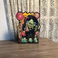 Retro Halloween Dekoration Dr. Frankenstein von JollyJoesCraftShop