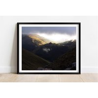 Ben Nevis Und Die Grampian Mountains Schottland | Limitierte Auflage Fotografie Kunst Wandkunst Exclusiver Druck Poster Foto von JollyjackprintShack