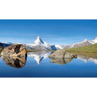 Flexicover Heizkörperverkleidung 60cm x 100cm, Bergsee von Jollytherm