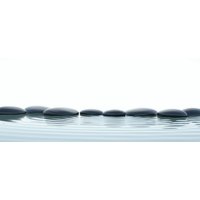 Flexicover Heizkörperverkleidung 60cm x 100cm, Steine & Wasser von Jollytherm