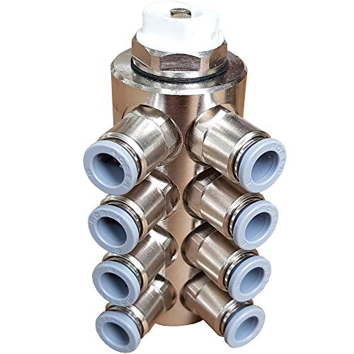 Jollytherm 10113 Aquaheat Verteiler 8-fach für Doppelrohr Warmwasser Fußbodenheizung von Jollytherm