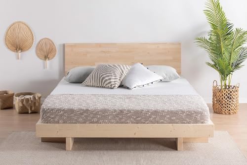 JOLONDO Elegantes Naturholz-Bett mit Minimalistischem Design 140x200 cm von Jolondo - do it better yourself
