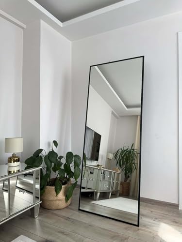 JOLONDO Ganzkörperspiegel Rechteck Standspiegel, 180×70 cm, Schwarz von Jolondo - do it better yourself