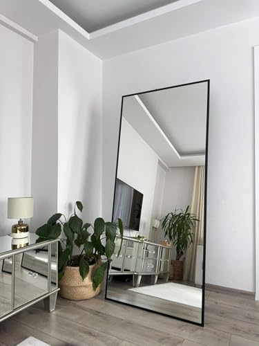 JOLONDO Ganzkörperspiegel Rechteck Standspiegel, 180×80 cm, Schwarz von Jolondo - do it better yourself