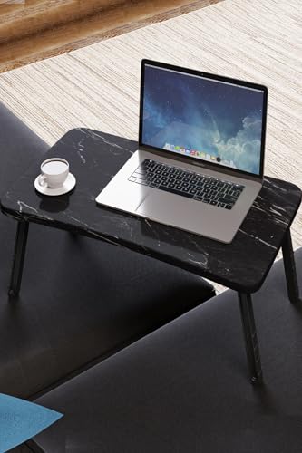 JOLONDO Klappbar Laptop-Tisch, Schwarz Marmor-Muster von Jolondo - do it better yourself