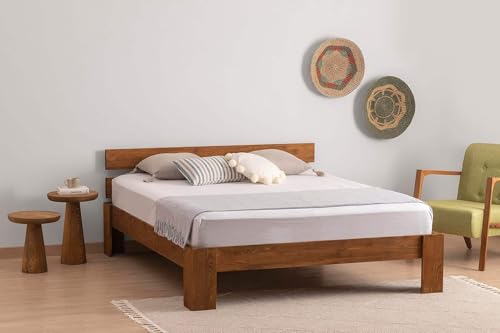 JOLONDO Massivholz Bettgestell Walnuss 140x190 cm von Jolondo - do it better yourself