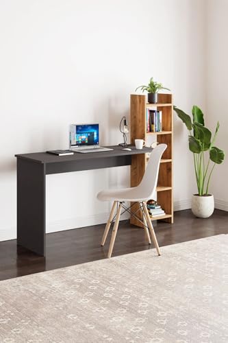 JOLONDO Schreibtisch mit Regal, Anthrazit-Atlantische Kiefer von Jolondo - do it better yourself