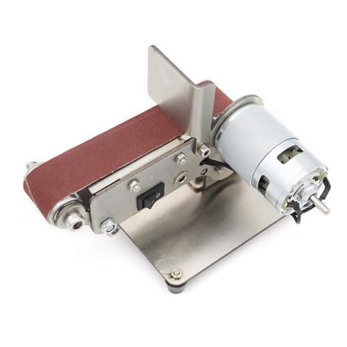 300W Mini-Elektroschleifer, Elektro-Bandschleifer, DIY-Poliermaschine, Benchtop-Cutter-Poliermaschine, DIY-Arbeits-Schleif-/Polier-/Schleifmaschine, 600 Meter/Minute. (795 Spindelmotor) von Jolre