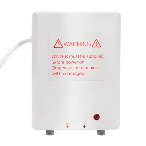 Elektrischer Durchlauferhitzer, 3500W kleiner elektrischer Wassererhitzer, 230V kleiner elektrischer Wassererhitzer mit Kontrollleuchte für Küche, Bad, Dusche von Jolre