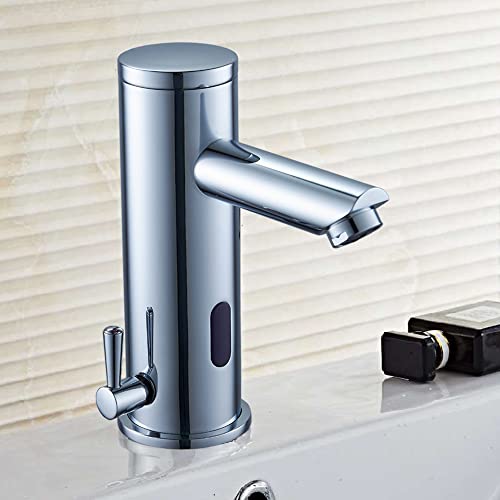 Sensor Wasserhahn, automatische Armaturen, berührungslose Armaturen, Sensor-Badarmaturen, Badezimmer-Einhebelarmaturen, Batteriebetrieb. von Jolre