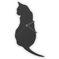 Denken Katzenuhr - Schwarze Denke Katze Die Zeit Misst von JolyonYates