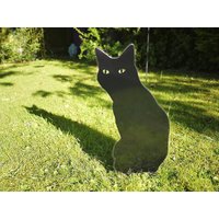 Gartenkatze, Metall Katze Im Freien, Vogelscheuche von JolyonYates