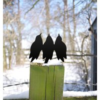 Gartenvogel, Die Suche Nach Dem Wurm, Metall Vogel von JolyonYates