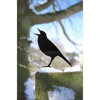 Gartenvogel Ornament, Metall Amsel Vogel von JolyonYates