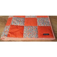 Kinderdecke Pünktchen Orange von JolysHomemade