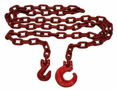 Joma-Tech | Forstkette rund | Gliedstärke: 10 mm | Länge: 4 m | mit Schling- u. Parallelhaken | Rückekette für Forstarbeiten & Holzrückung | Rot Joma-Tech | Forstkette rund | Gliedstärke: 10 mm | Länge: 4 m | mit Schling- u. Parallelhaken | Rückekette für Forstarbeiten & Holzrückung | Rot von Joma-Tech