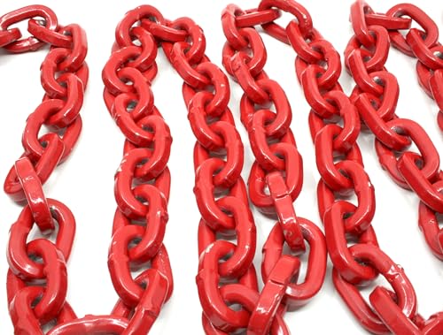 Joma-Tech | Forstkette vierkant | Gliedstärke: 8 mm | Länge: 8 m | Rückekette für Forstarbeiten & Holzrückung | Rot Joma-Tech | Forstkette vierkant | Gliedstärke: 8 mm | Länge: 8 m | Rückekette für Forstarbeiten & Holzrückung | Rot von Joma-Tech