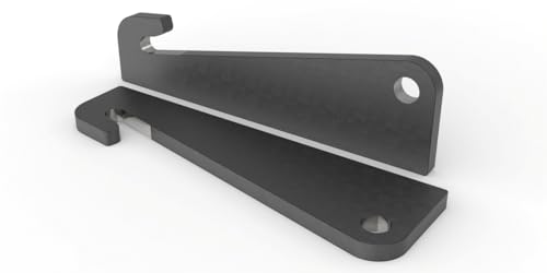 Joma-Tech | Koppelhaken kompatibel mit Zettelmeyer ZL 302 Radlader | 25x30x400mm | S355 Stahl | 1 Paar (2 Stück) von Joma-Tech