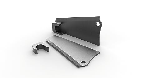 Joma-Tech | Koppelhaken kompatibel mit Hauer Frontlader POM-P2 | 60x30mm | S355 Stahl | 1 Bausatz (2 Platten & 2 Haken) von Joma-Tech