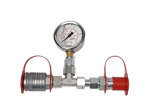 Manometer 250bar mit Stecker und Muffe von Joma-Tech