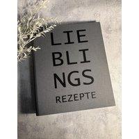 Rezeptordner | Ordner Lieblingsrezepte A4 Aus Leinen Geschenkidee Aufbewahrung Rezepte Backen Kochen Jomarodesign von JomaroDesign