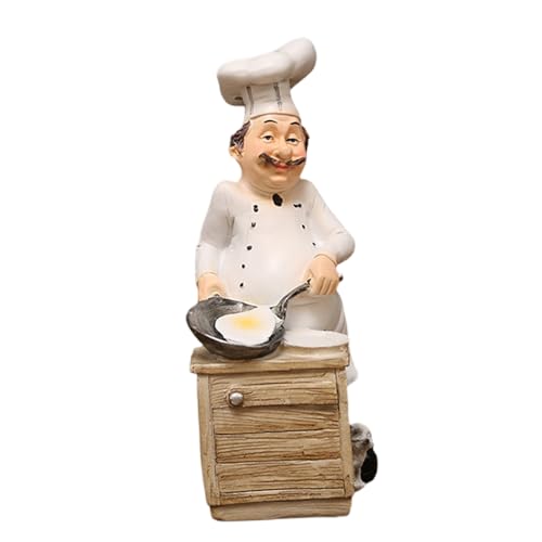 Jomewory Chef-Dekoration Für Die Küche, Chef-Figuren Für Die Küche | Koch-Chef-Arbeitsplatte Figur | Chet-Statuen, Küchendekoration, Schreibtisch Ornament, Sammlerfiguren, Küchen Jomewory Chef-Dekoration Für Die Küche, Chef-Figuren Für Die Küche | Koch-Chef-Arbeitsplatte Figur | Chet-Statuen, Küchendekoration, Schreibtisch Ornament, Sammlerfiguren, Küchen von Jomewory