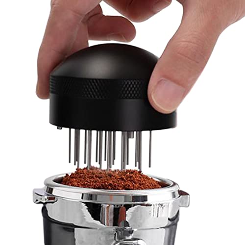Kaffeeverteiler Nadel, 51/53/58mm Espresso Leveler Werkzeug für Kaffee Portafilter Vor dem Stampfen, Handkaffee Rührer Tamper Nadel für Home Coffee Shop von Jomewory