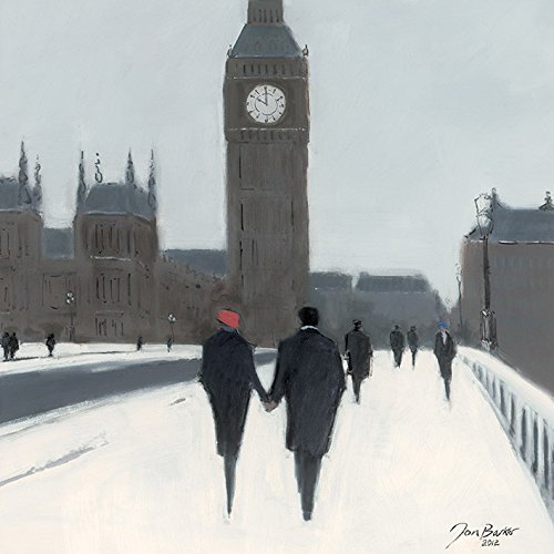 Jon Barker Leinwanddruck, Polyester, Mehrfarbig, 40 x 40 cm von Jon Barker