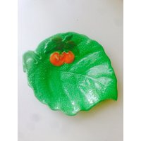 Wunderschöne Grüne Blatt Johnson Brüder Teller/Platte von JonHenrysCurios
