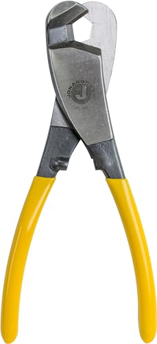 Jonard Tools JIC-750 Koaxialkabelschneider aus Chrom-Vanadium-Stahl mit gelbem Kunststoffgriff, 20,3-1,9 cm Länge von Jonard Tools