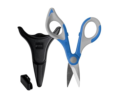 Jonard Tools TK-325 Kevlar-Schneideschere mit geformtem Beutel und Gürtelclip (Farbe kann variieren) von Jonard Tools