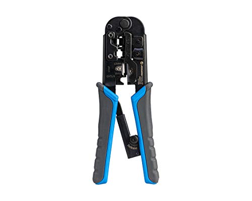 Jonard Tools UC-4569 Pass-Through 6-in-1 Modulares All-in-One Schnitt-, Streifen- und Crimpwerkzeug für Video, Telekom, Datacom und mehr von Jonard Tools