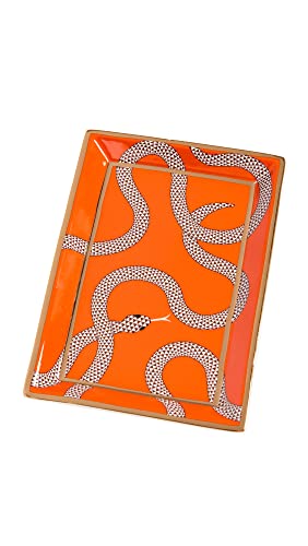 Jonathan Adler Eden Tablett, rechteckig, Orange von Jonathan Adler