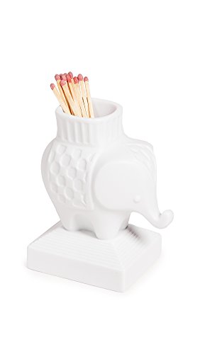 Jonathan Adler Elefant Match Strike, Weiß von Jonathan Adler