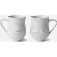 Jonathan Adler Mr & Mrs Muse Reversible Mug von Jonathan Adler