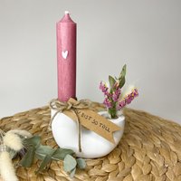 Geschenkset/Raysin Kerzenständer/ U-Form Kerze Mit Herz Und Kleiner Grußbotschaft Verschiedene Farben Geschenkset/Raysin Kerzenständer/ U-Form Kerze Mit Herz Und Kleiner Grußbotschaft Verschiedene Farben von JoneliHandmade
