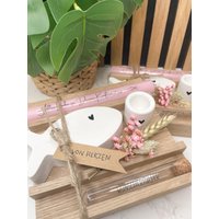 Geschenkset Zur Konfirmation Oder Kommunion/Raysin Deko Kerze Mit Herz Und Kleiner Grußbotschaft Verschiedene Farben von JoneliHandmade