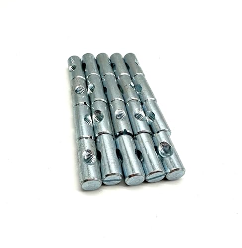 Kreuzdübel-Fassmuttern, M6 x 25 mm, Möbelbefestigungsmuttern für Kinderbetten und Stühle, Mittelgewindemutter, flach verpackt, 20 Stück Kreuzdübel-Fassmuttern, M6 x 25 mm, Möbelbefestigungsmuttern für Kinderbetten und Stühle, Mittelgewindemutter, flach verpackt, 20 Stück von Jones DIY