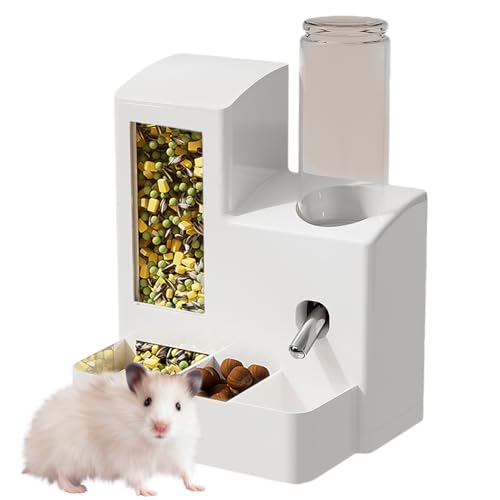 3-in-1 Hamster-Futterautomat, Automatischer Trinkwasser-Spender, Anti-Leck, Robust, Für Kleine Haustiere, Für Zuhause, Ferienaufenthalt, Tierhaltung 3-in-1 Hamster-Futterautomat, Automatischer Trinkwasser-Spender, Anti-Leck, Robust, Für Kleine Haustiere, Für Zuhause, Ferienaufenthalt, Tierhaltung von Jongyumo