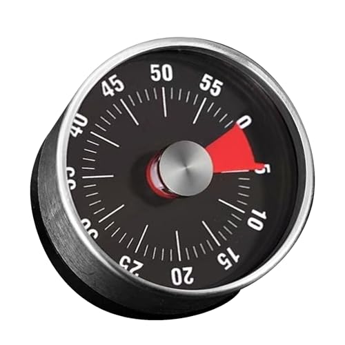 Backofen Timer,Mechanischer Küchenwecker Mit Magnet & Tragbar - Magnetischer Tragbarer Timer Mit 72 dB Lautstärke Für Herd, Kühlschrank, Schreibtisch & Backen von Jongyumo