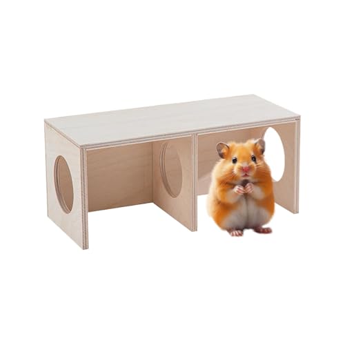 Hamster Haus aus, 2 Kammer Hamster Tunnel, Landschafts Ornament Hamsterzubehör, Versteck & Tunnel Erkundungs Spielzeug für Meerschwein Zwerghamster Goldhamster und Rennmäuse Hamster Haus aus, 2 Kammer Hamster Tunnel, Landschafts Ornament Hamsterzubehör, Versteck & Tunnel Erkundungs Spielzeug für Meerschwein Zwerghamster Goldhamster und Rennmäuse von Jongyumo