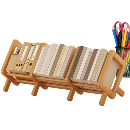 Jongyumo Schreibtisch, Desktop -| Hölzerne Kipptisch -Buchhandlung - Platzsparende Lese -Nook -Organisation, Multifunktionales Bücherfür die Studienstudie für die Heimbibliothekstabelle von Jongyumo