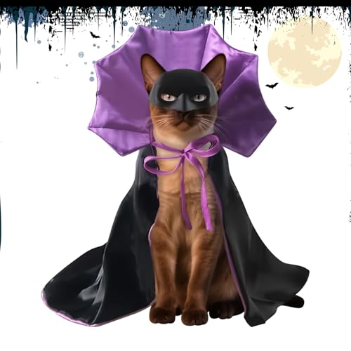 Katzen Halloween Kostüme - Umhang Cape Kostüm Kleidung Für Indoor - Umhang Cape Atmungsaktiv Accessoires Aktivität Geburtstag Feier Indoor Spiel Ausflug Festlichkeit Katzen Halloween Kostüme - Umhang Cape Kostüm Kleidung Für Indoor - Umhang Cape Atmungsaktiv Accessoires Aktivität Geburtstag Feier Indoor Spiel Ausflug Festlichkeit von Jongyumo
