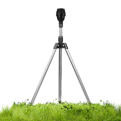 Tripod-Bewässerungssprinkler Für Rasen,Dreibein-Bewässerungskopf Für Große Gartenbereiche | Verstellbarer Sprüher Mit Teleskop-Ausziehsystem Für Farm Garten Terrassen Golfplatzwege & Grünanlagen von Jongyumo