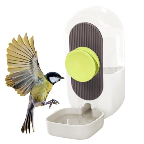 Vögel Futterspender Wasserspender, 870ml Vogel Futterautomat & Trinkflasche Set, Automatischer Vogelfutterspender und Wasserspender Zubehör für Käfige, Anti Verschmutzungsdesign für Ziervögel Vögel Futterspender Wasserspender, 870ml Vogel Futterautomat & Trinkflasche Set, Automatischer Vogelfutterspender und Wasserspender Zubehör für Käfige, Anti Verschmutzungsdesign für Ziervögel von Jongyumo