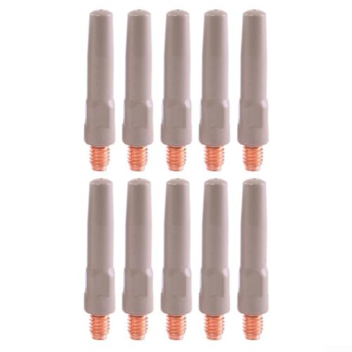 10 x Antihaft-Schweißspitzen, kompatibel mit 15AK für MIG-Taschenlampe, professionelles Zubehör 10 x Antihaft-Schweißspitzen, kompatibel mit 15AK für MIG-Taschenlampe, professionelles Zubehör von Jonikuper