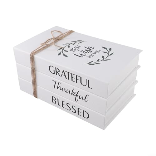 3 Kunstbücher für Heimdekoration, Montage erforderlich, perfekt für Bücherregale und rustikale Akzente 3 Kunstbücher für Heimdekoration, Montage erforderlich, perfekt für Bücherregale und rustikale Akzente von Jonikuper