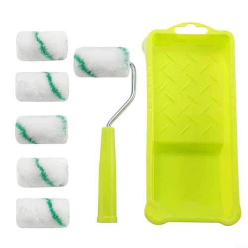 5,1 cm Schaumstoff-Farbroller-Set für Malprojekte, inklusive Griff und Tablett für einfache Verwendung (C) von Jonikuper